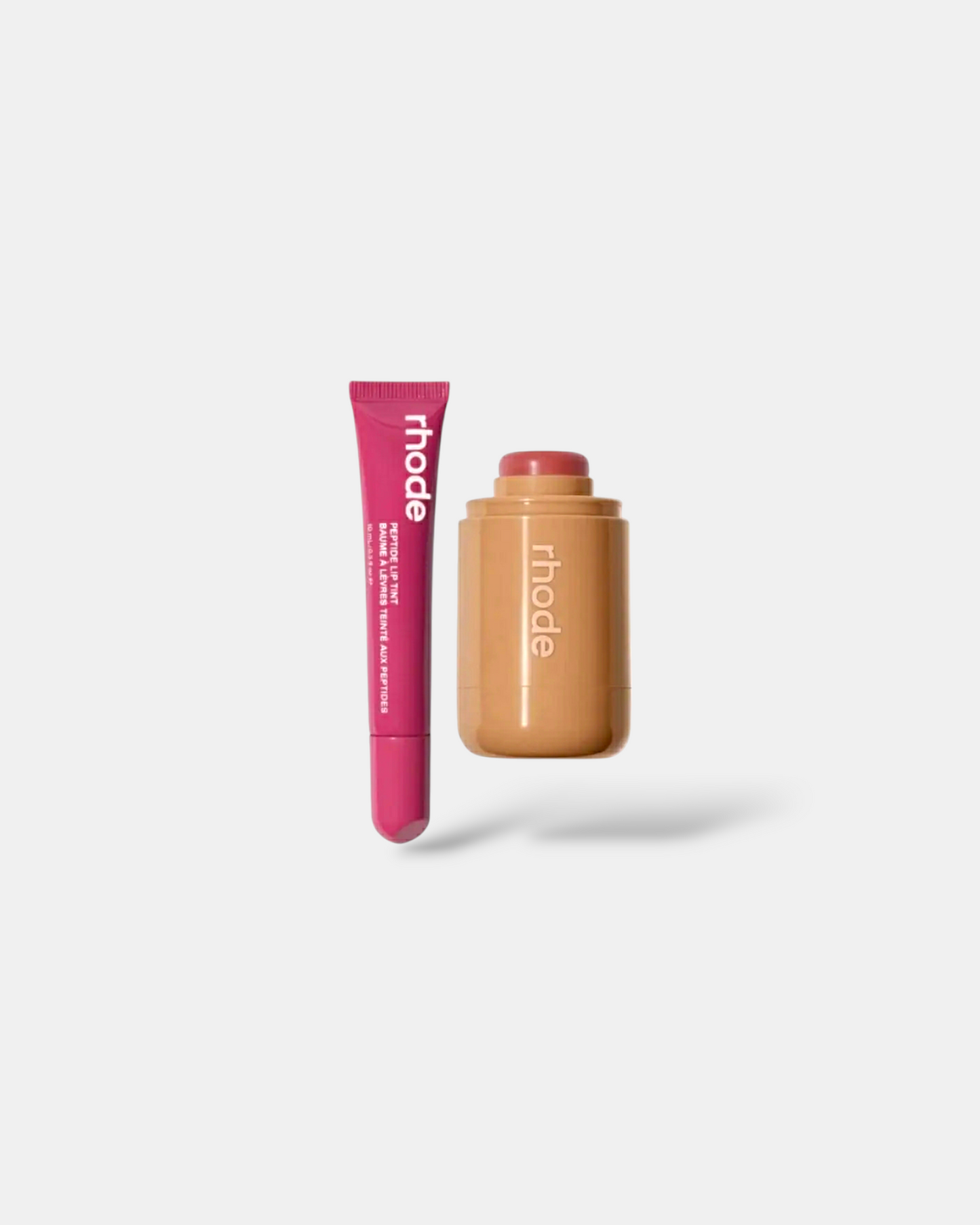 RHODE | sleepy girl 0r freckles Pocket Blush & raspberry jelly Peptide Lip Tint Duoà