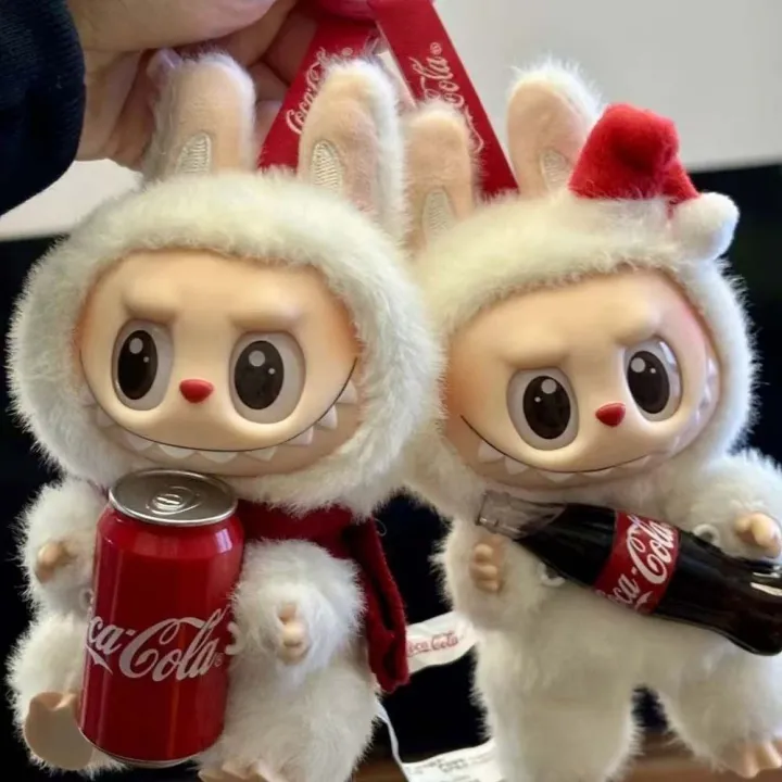 Original Labubu Monster Coca-Cola Series Plush Keychain Blind Box - 1 PC
