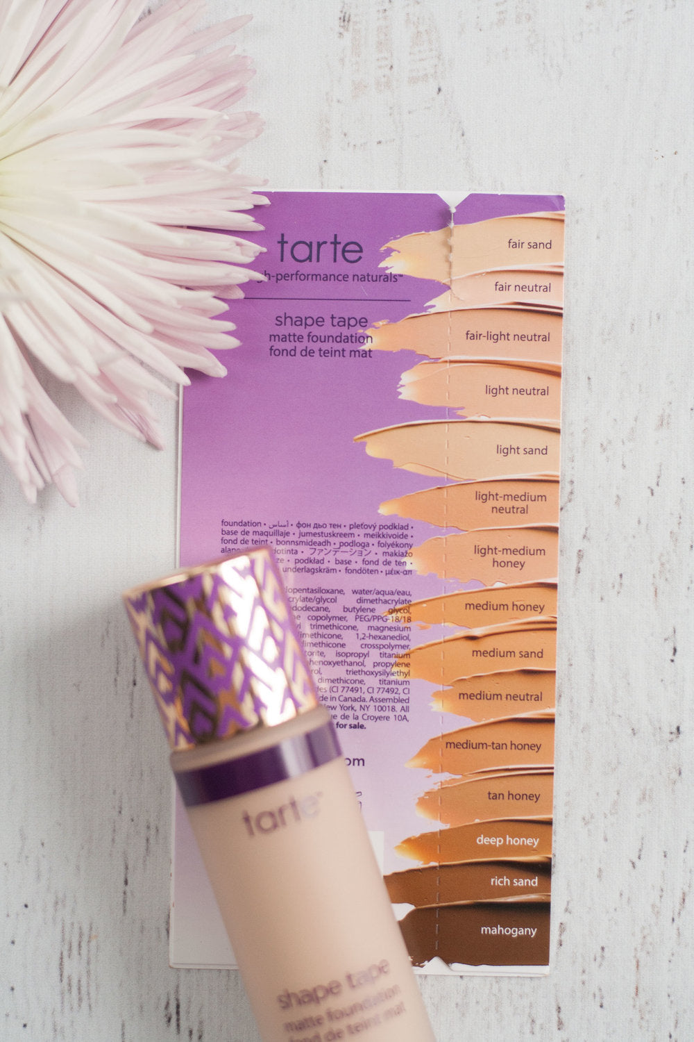 tarte tape shape foundation