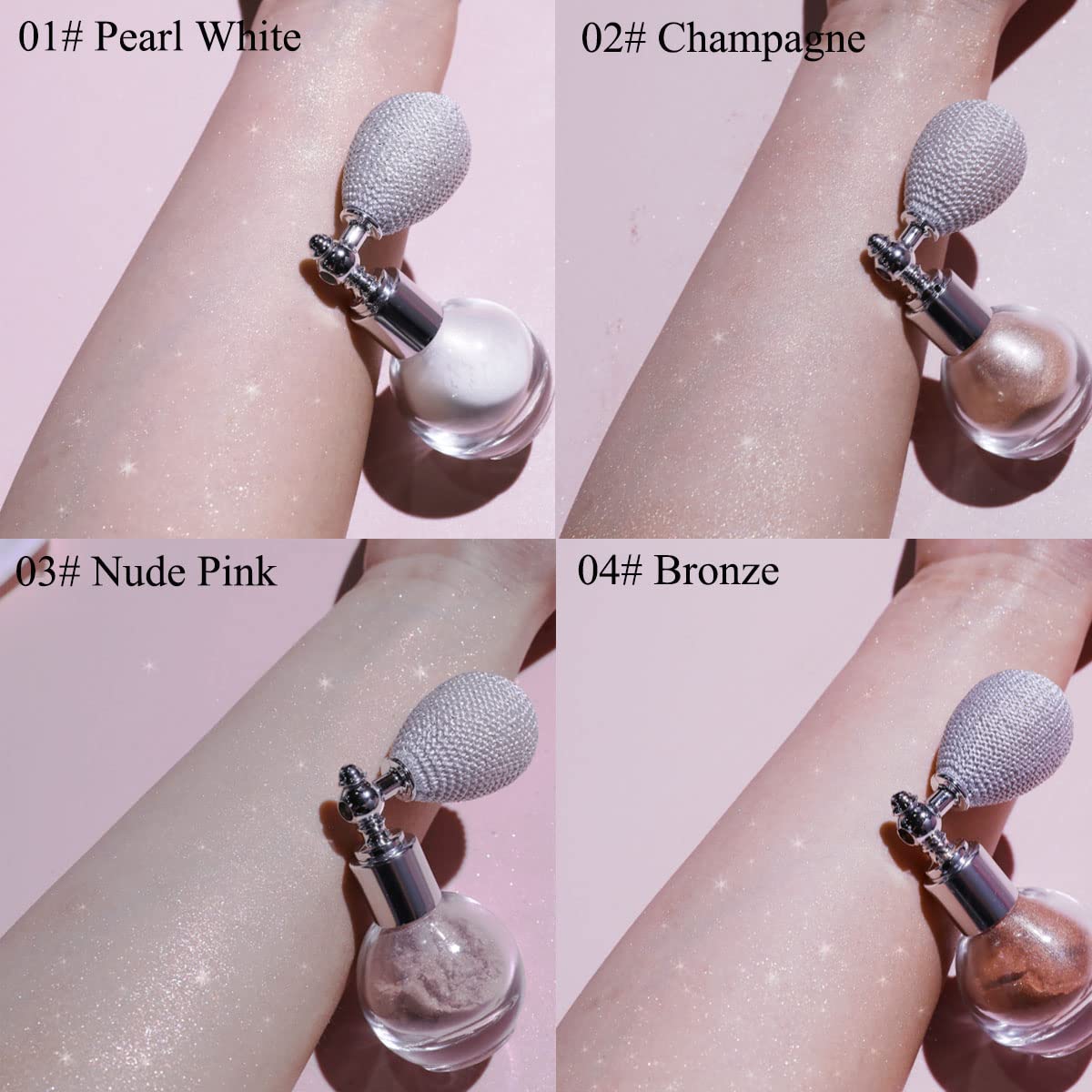 MisyahoSparkle Face & Body Highlighter Shimmer Powder