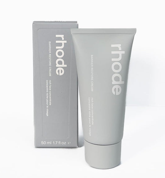 Barrier Restore Cream by Rhode beauty.