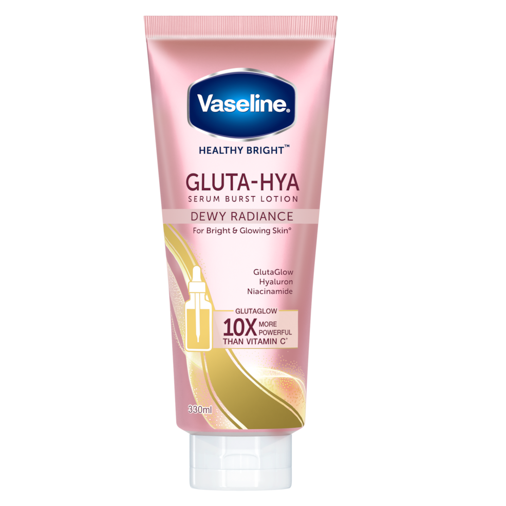 Vaseline Healthy Bright Gluta HYA Serum Burst Lotion Dewy Radiance