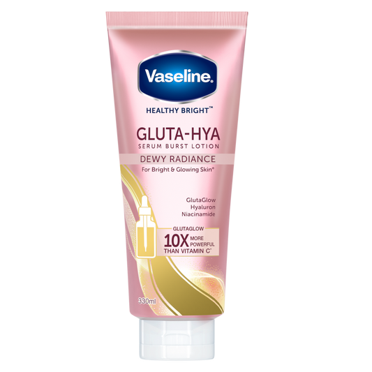 Vaseline Healthy Bright Gluta HYA Serum Burst Lotion Dewy Radiance