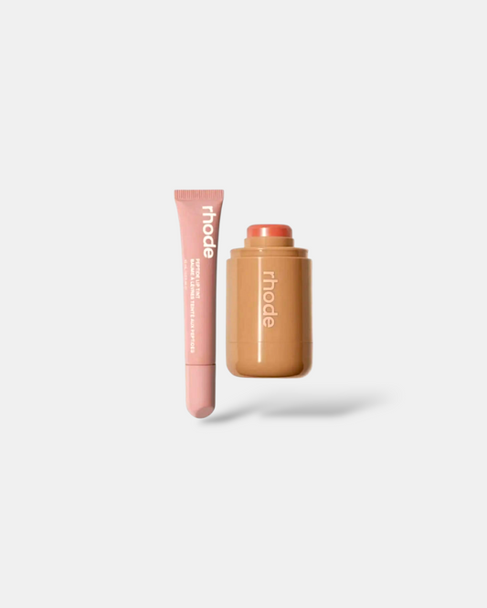RHODE | freckle Pocket Blush & toast Peptide Lip Tint Duo