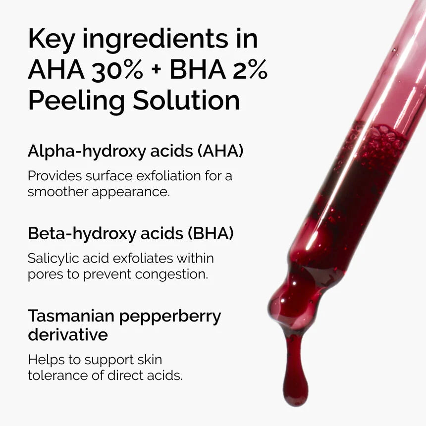 AHA 30%+ BHA 20% Peeling Solution | THE ORDINARY