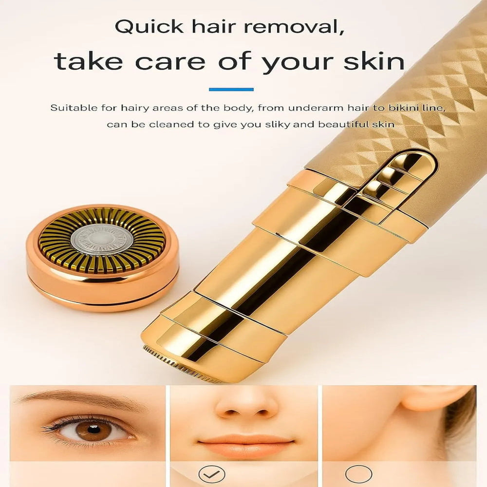 3‑in‑1 Flawzbss Hair Removal & Eyebrow Trimmer