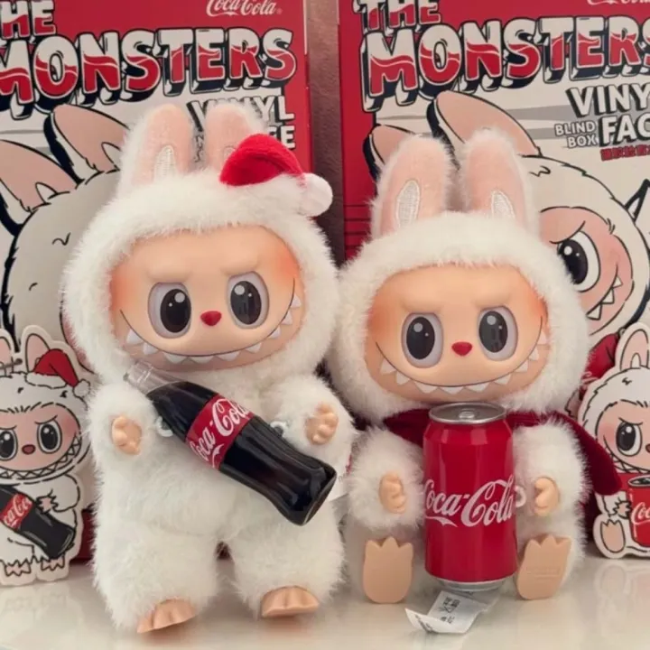 Original Labubu Monster Coca-Cola Series Plush Keychain Blind Box - 1 PC
