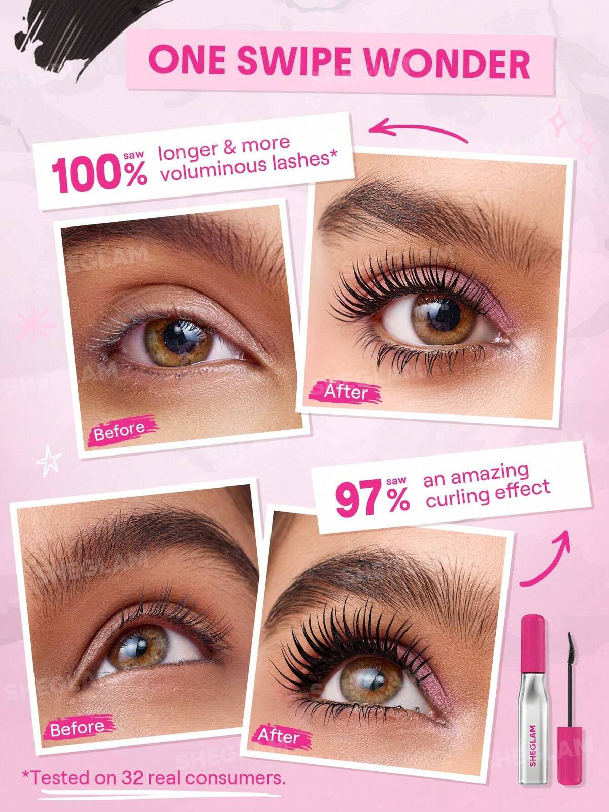 SheglamLashlighter Up & Out Mascara