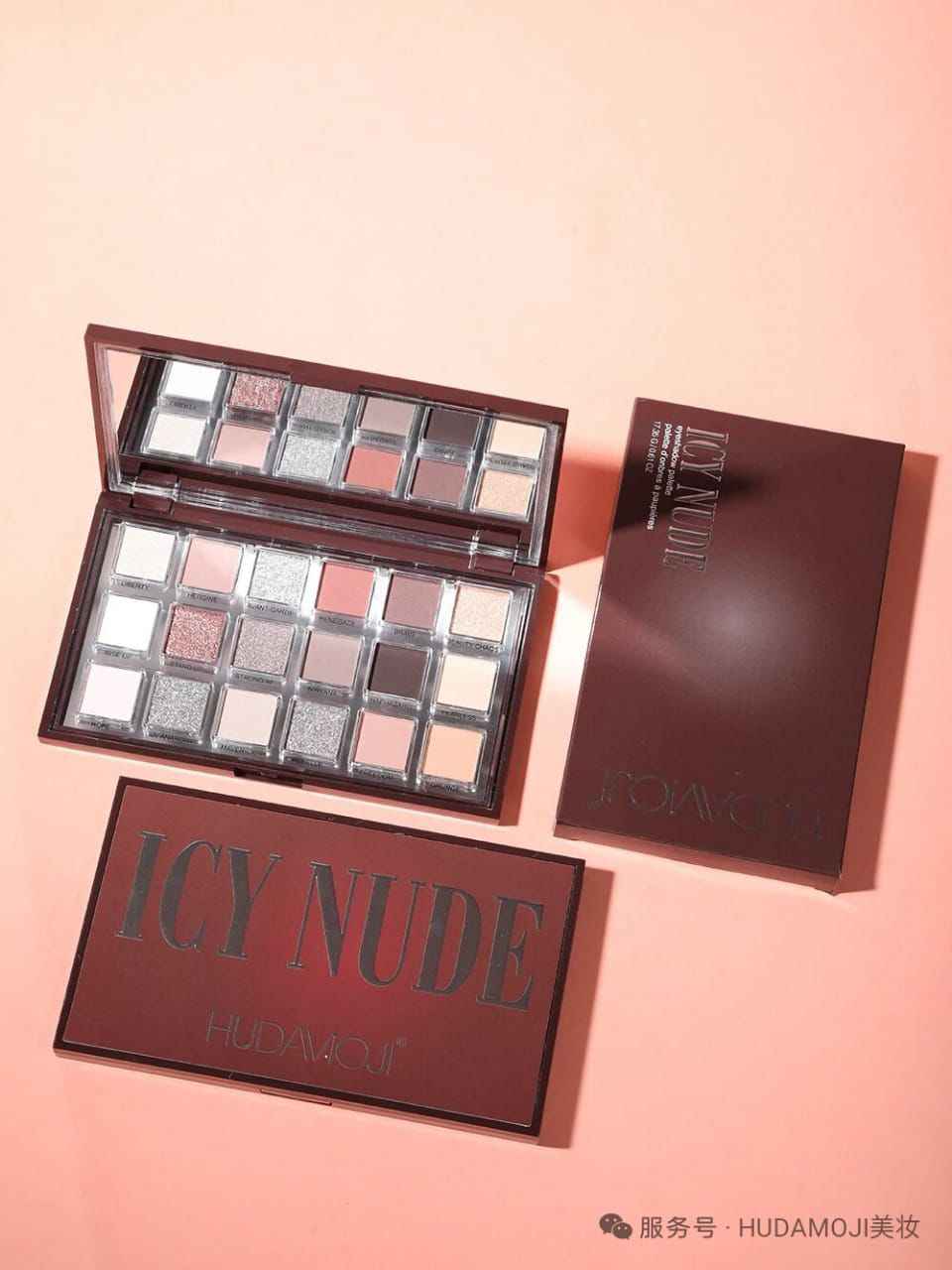 HUDAMOJI -ICE NUDE EYESHADOW PALETTE