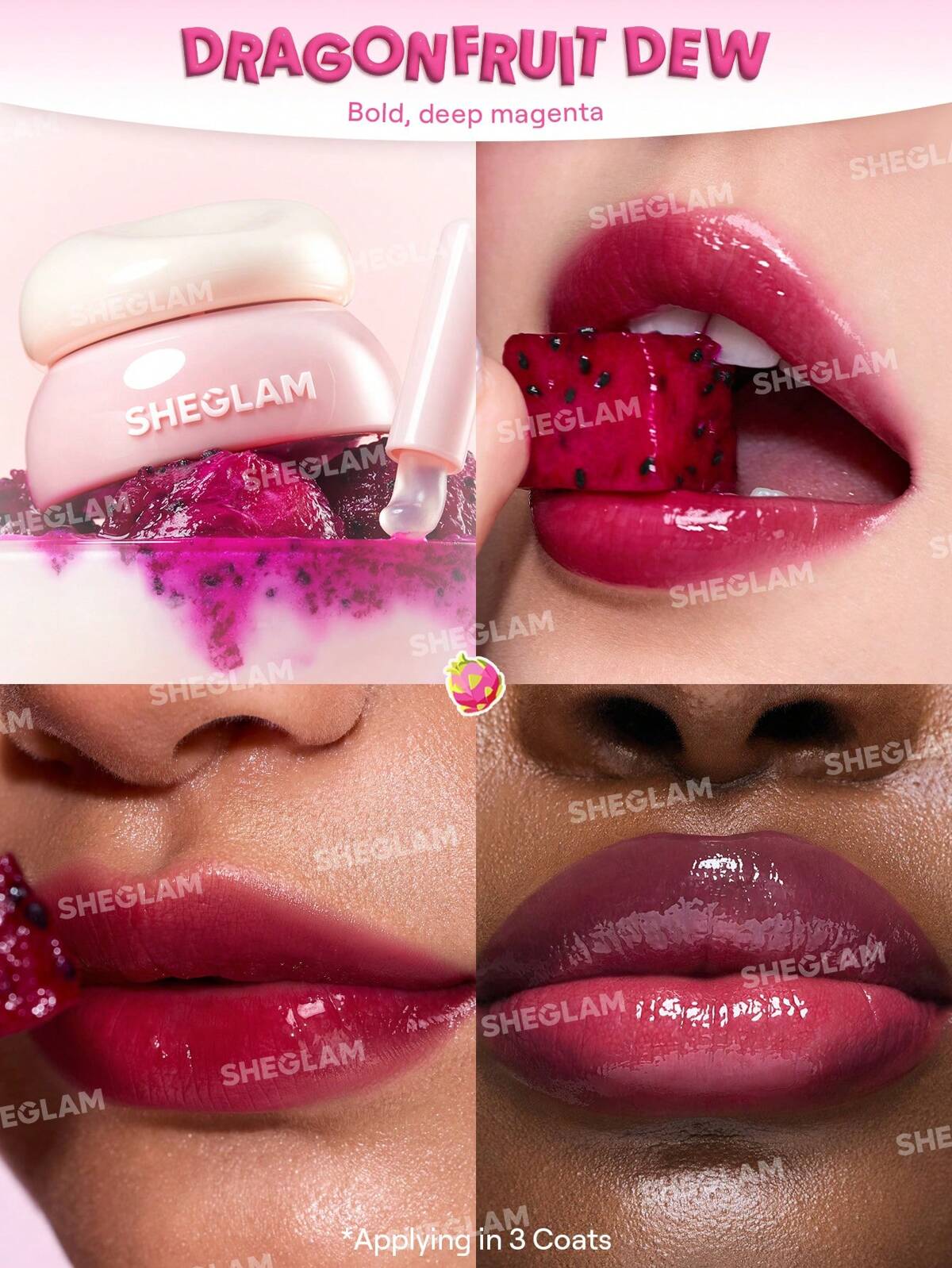 Hydra Jelly Pocket Lip Jam-Guava Glow