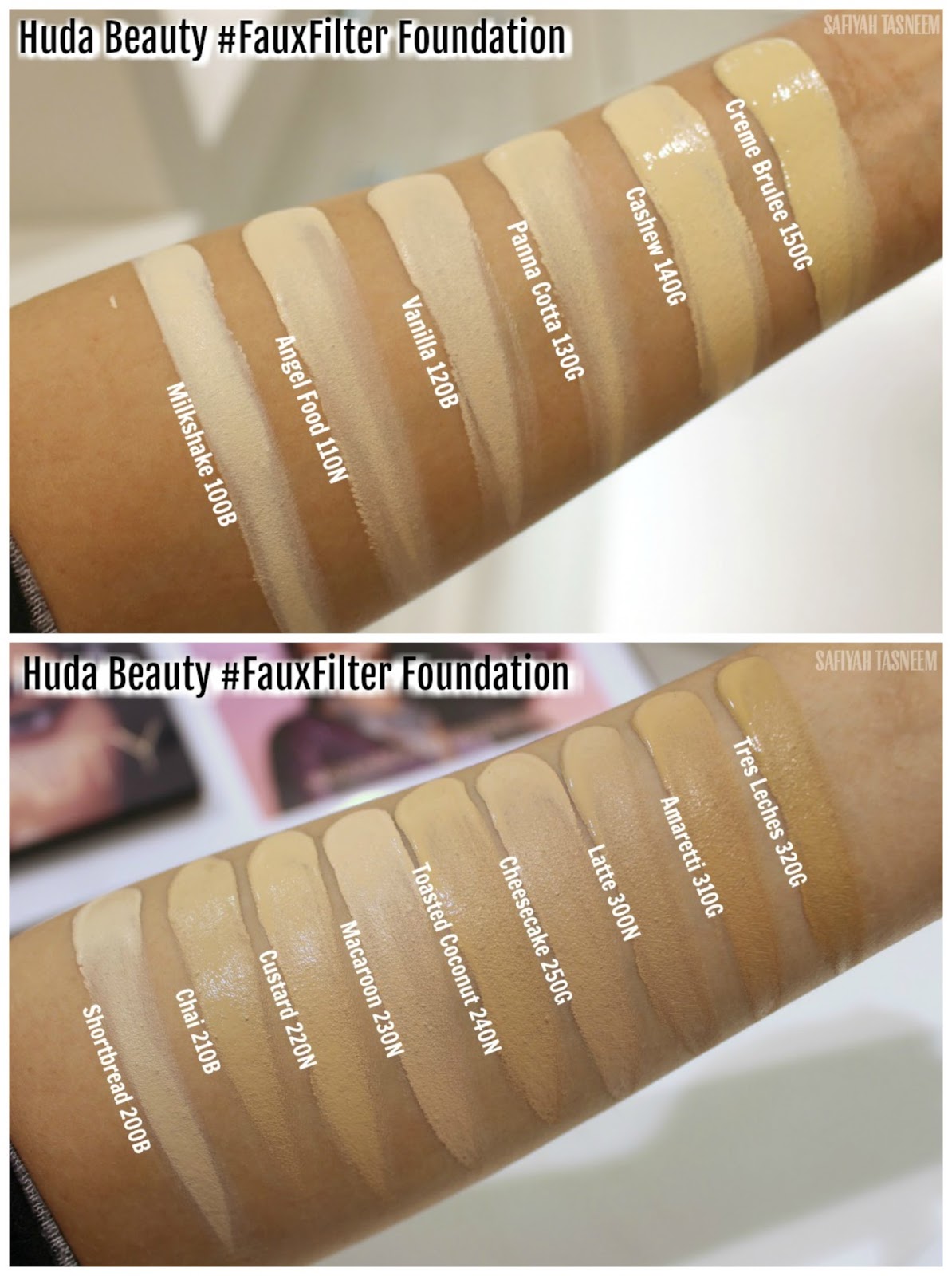 Faux Filter Face Foundation Shades | Huda Beauty