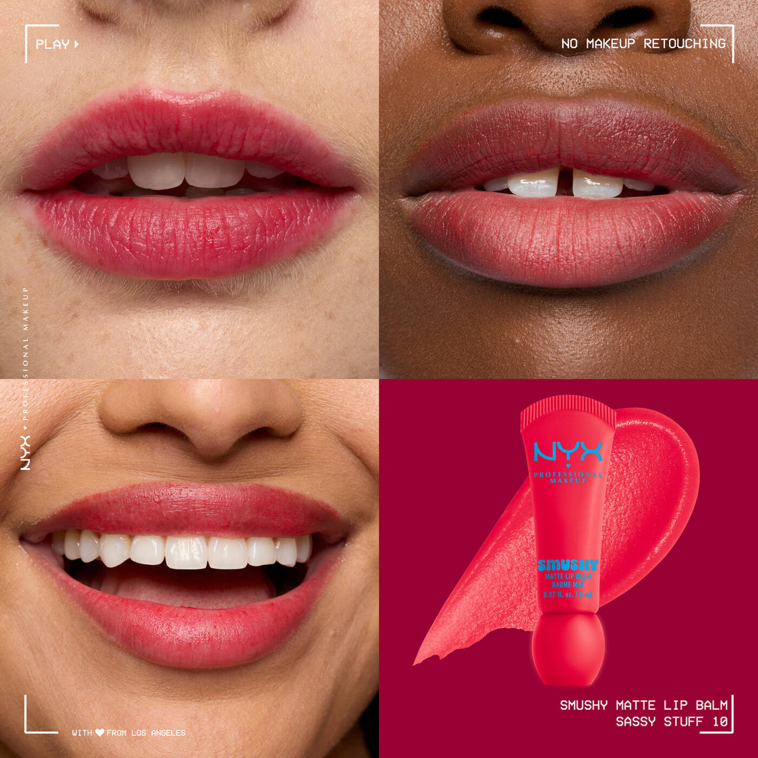 NYX Professional Makeup SMUSHY MATTE LIP BALM