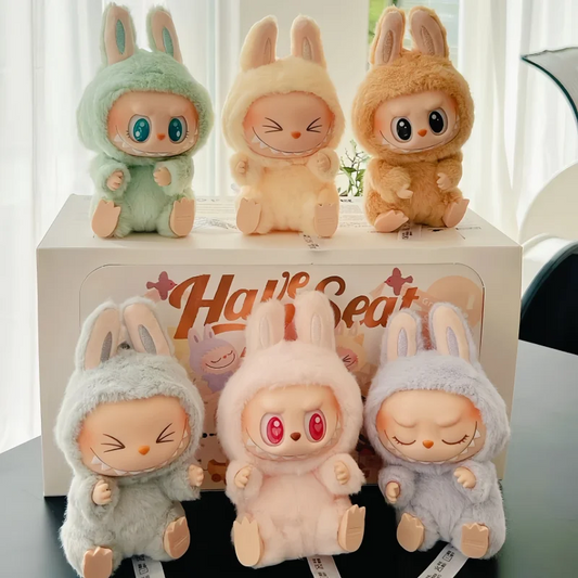 Labubu Have a Seat Monster Plush Keychain Blind Box (Random Character) - 1 PC